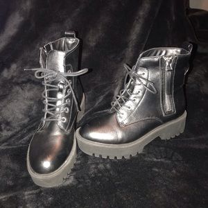 Black Combat boots